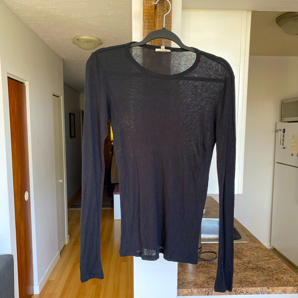 Wilfred free black long sleeve size M